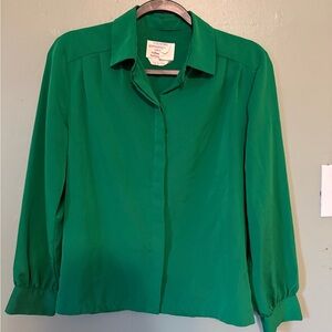 Pendleton Vibrant Green Blouse